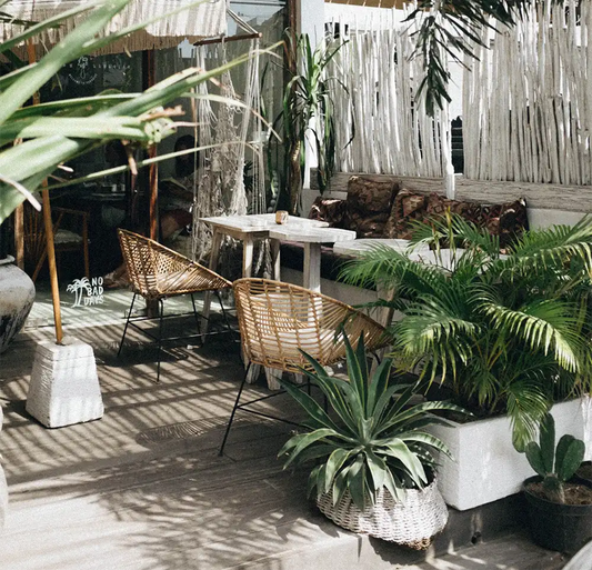 A low-budget guide to a sustainable garden using rattan