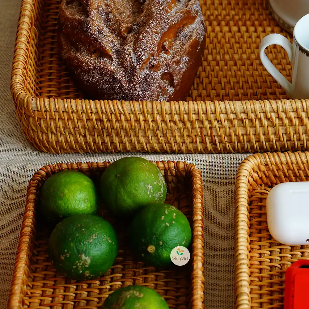 Rattan Rectangle and Square Wicker Tray
