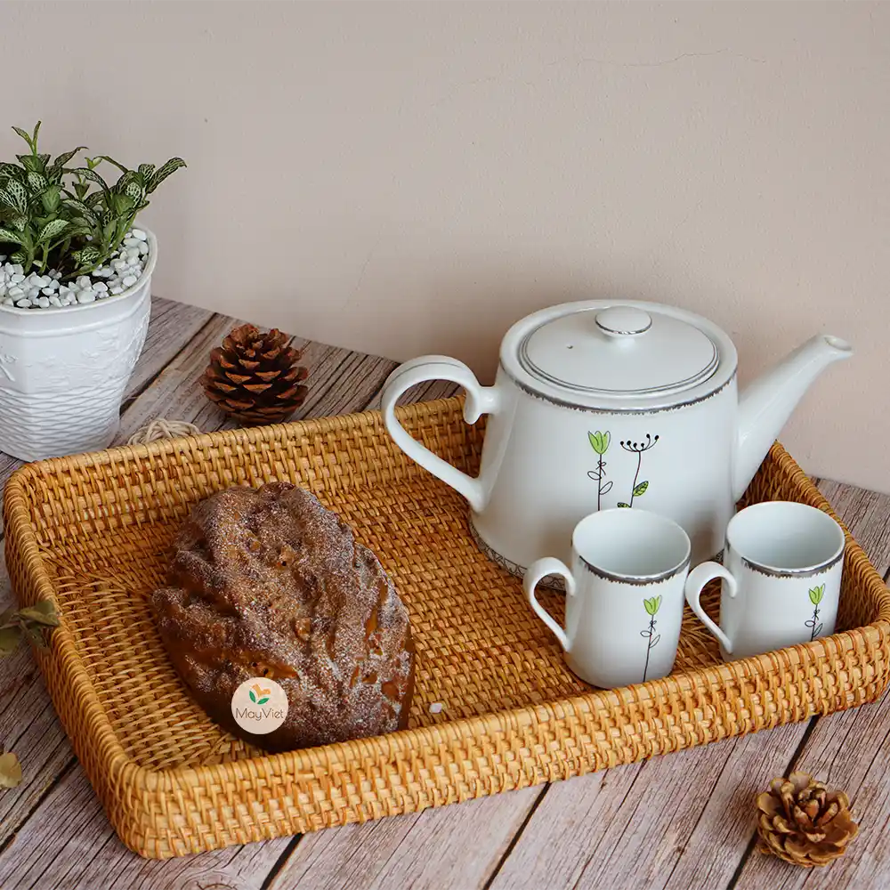 Rattan Rectangle and Square Wicker Tray