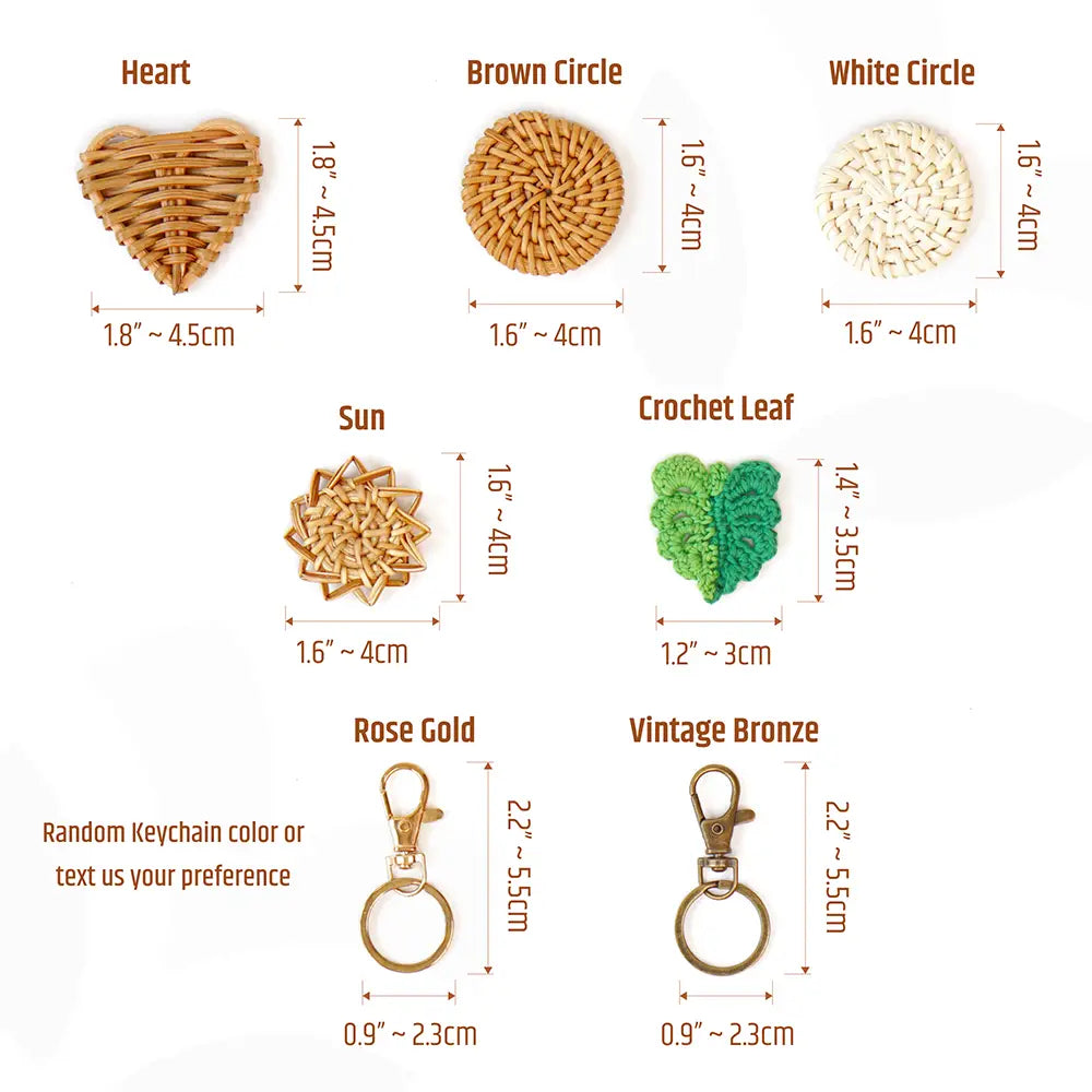 Mayvietstore Custom Rattan Keychain is a unique and stylish keychain made from hand-woven rattan. It is perfect for adding a touch of personality to your keys or bag. The keychain comes in a variety of colors and patterns to choose from, so you can find one that fits your style