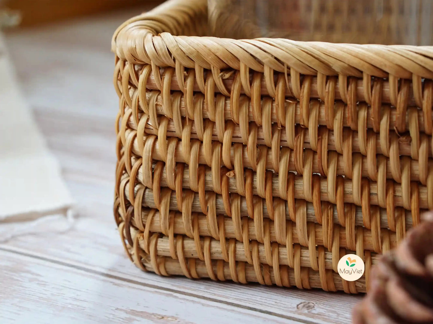 Rattan Rectangular Wicker Baskets